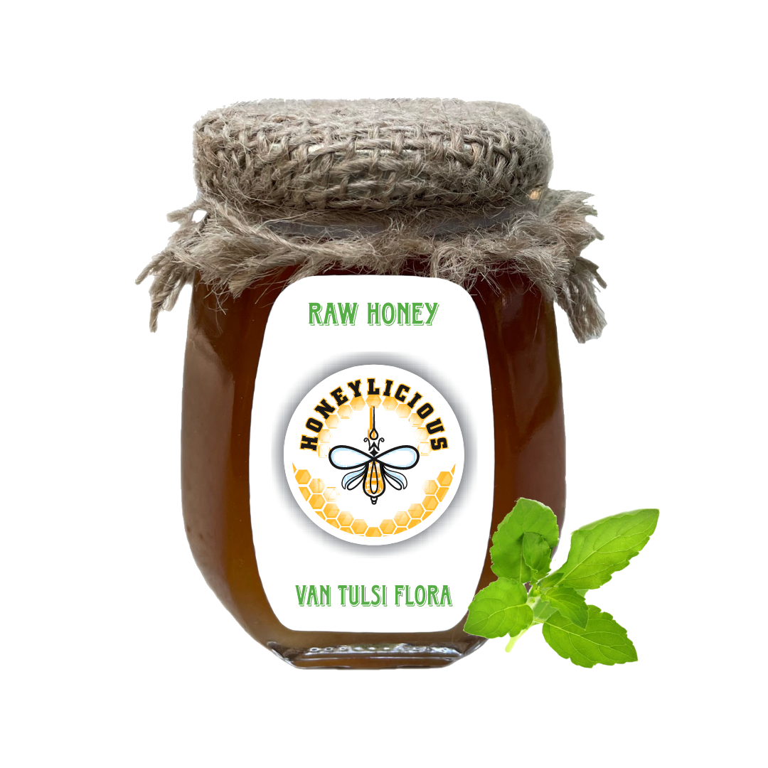 Raw Tulsi Flora Honey (Holi Basil)